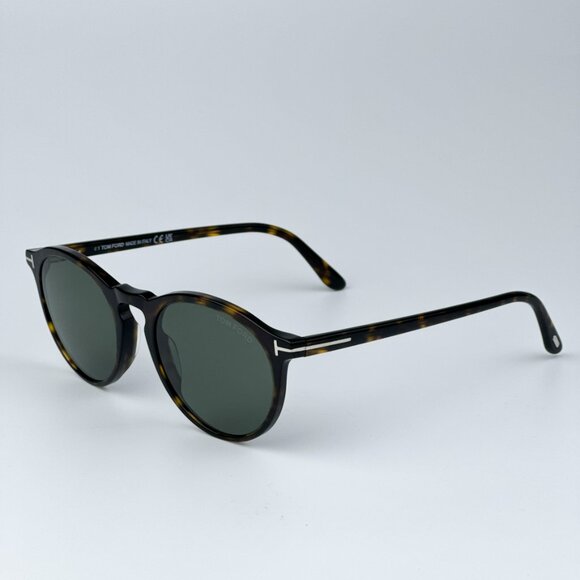 Tom Ford FT0904/S 52R AURELE BRAND NEW Sunglasses Havana Green Polarized Unisex - Picture 8 of 12